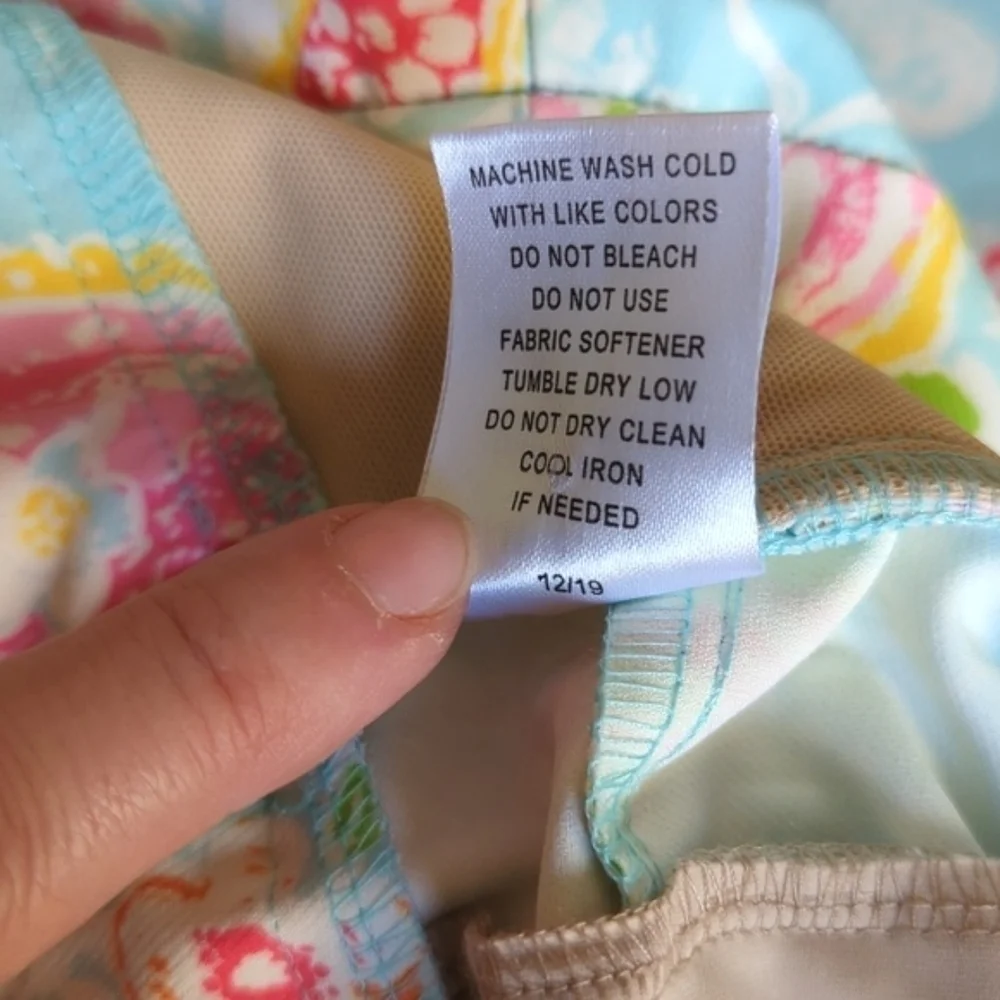 Ikbul UPF 50+ Sharon Seafoam Paisley Floral Golf Outdoors Ankle Pants NWT 4 - Picture 9 of 16